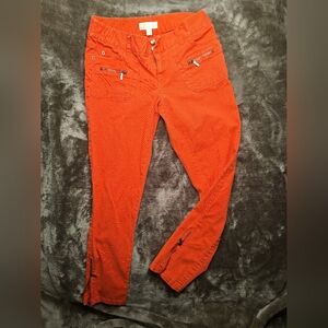 Used size 8 MICHAEL KORS Orange Pants